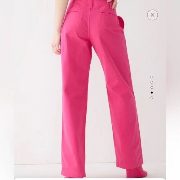 J. Crew Sailor Heritage Chino Pants in Magenta - Picture 3 of 8